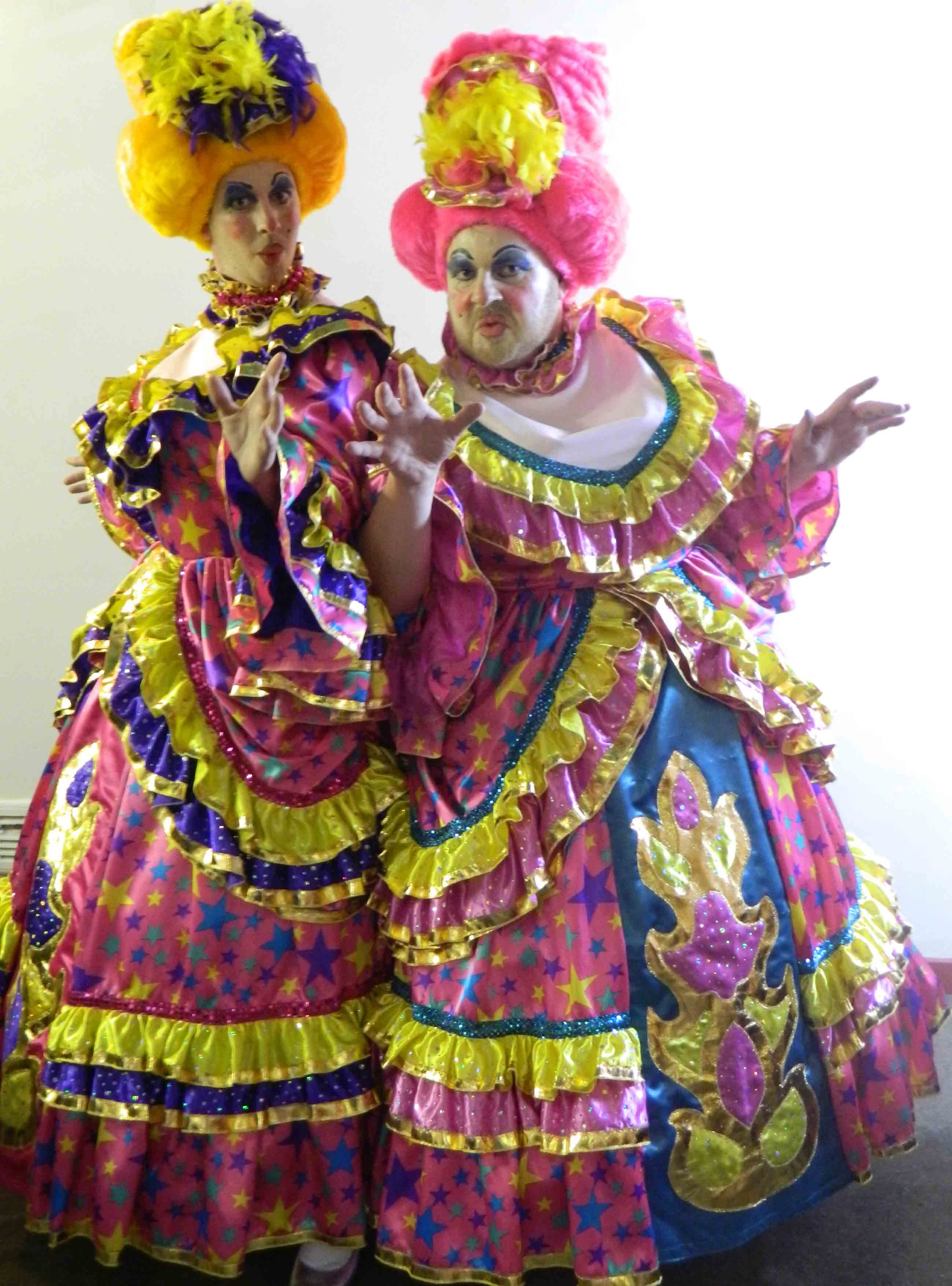 Ugly Sister Pantomime Dame Costumes For Hire Uk